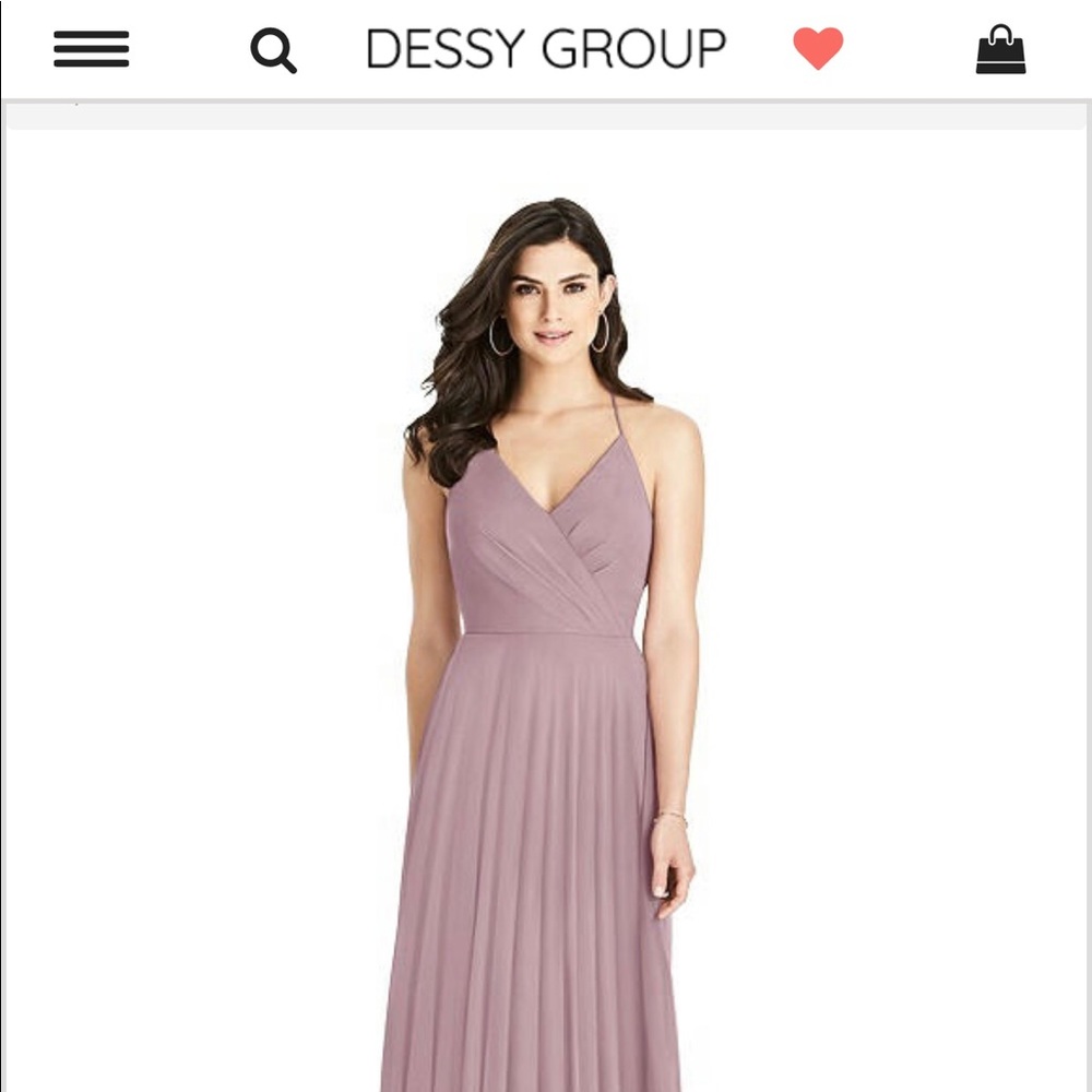 Unaltered Size 4 Bridesmaid Dress in Dusty Rose